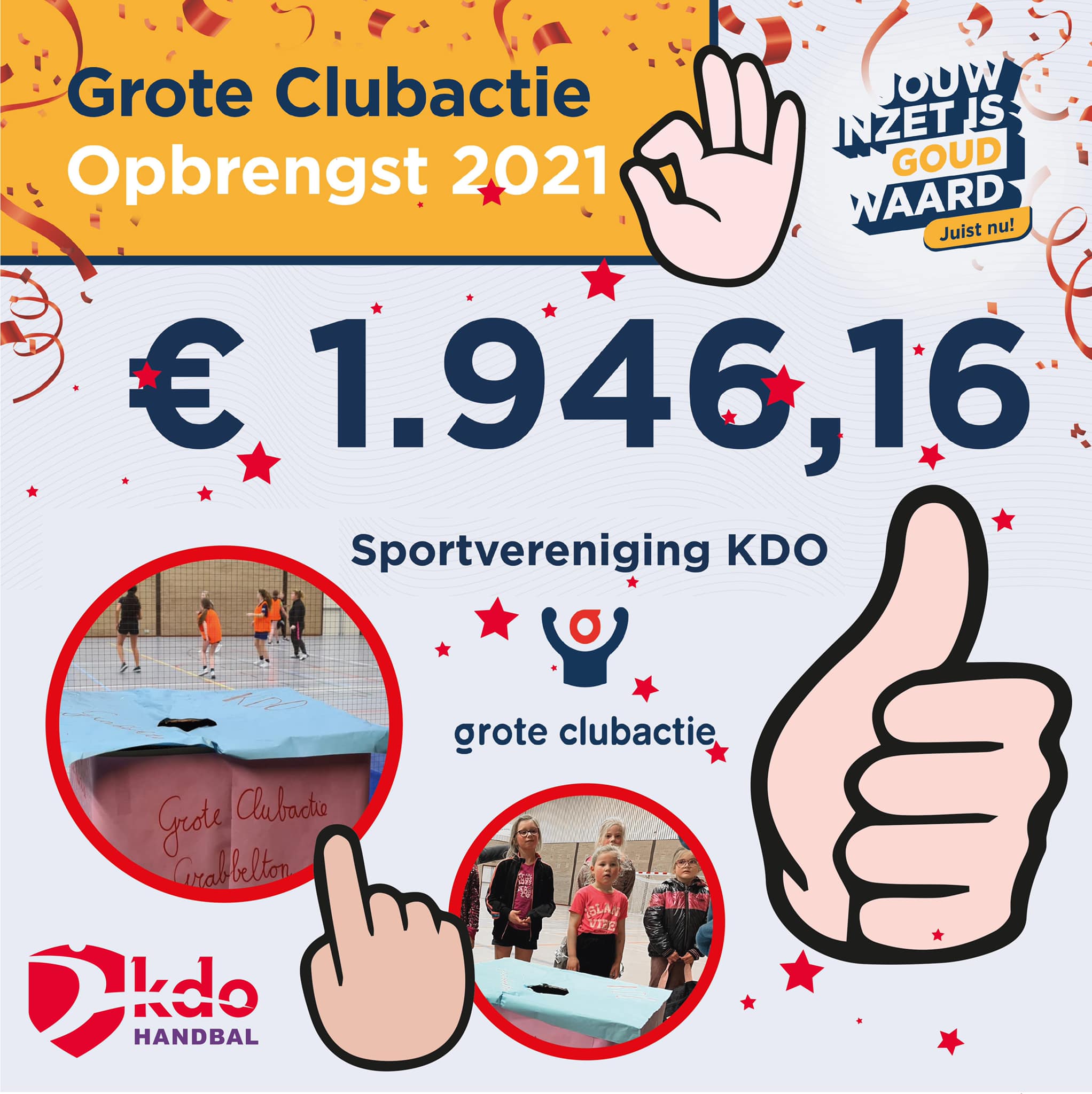 Grrrrabbelen voor de Grote Clubactie! 